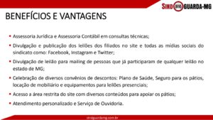 Estamos divulgando nossa apresentação e conquistas nesses oito anos de existência.Vejam também alguns depoimentos de pátios ja filiados e venham somar conosco,no objetivo que e defender os interesses de todos os pátios de Minas Gerais.Quem se filiar nos próximos 60 (Sessenta) dias estará isento da taxa de adesão.FILIEM-SE,PRECISAMOS DE VOCÊS,pois, JUNTOS SOMOS FORTES !!! 13