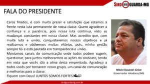 Estamos divulgando nossa apresentação e conquistas nesses oito anos de existência.Vejam também alguns depoimentos de pátios ja filiados e venham somar conosco,no objetivo que e defender os interesses de todos os pátios de Minas Gerais.Quem se filiar nos próximos 60 (Sessenta) dias estará isento da taxa de adesão.FILIEM-SE,PRECISAMOS DE VOCÊS,pois, JUNTOS SOMOS FORTES !!! 3